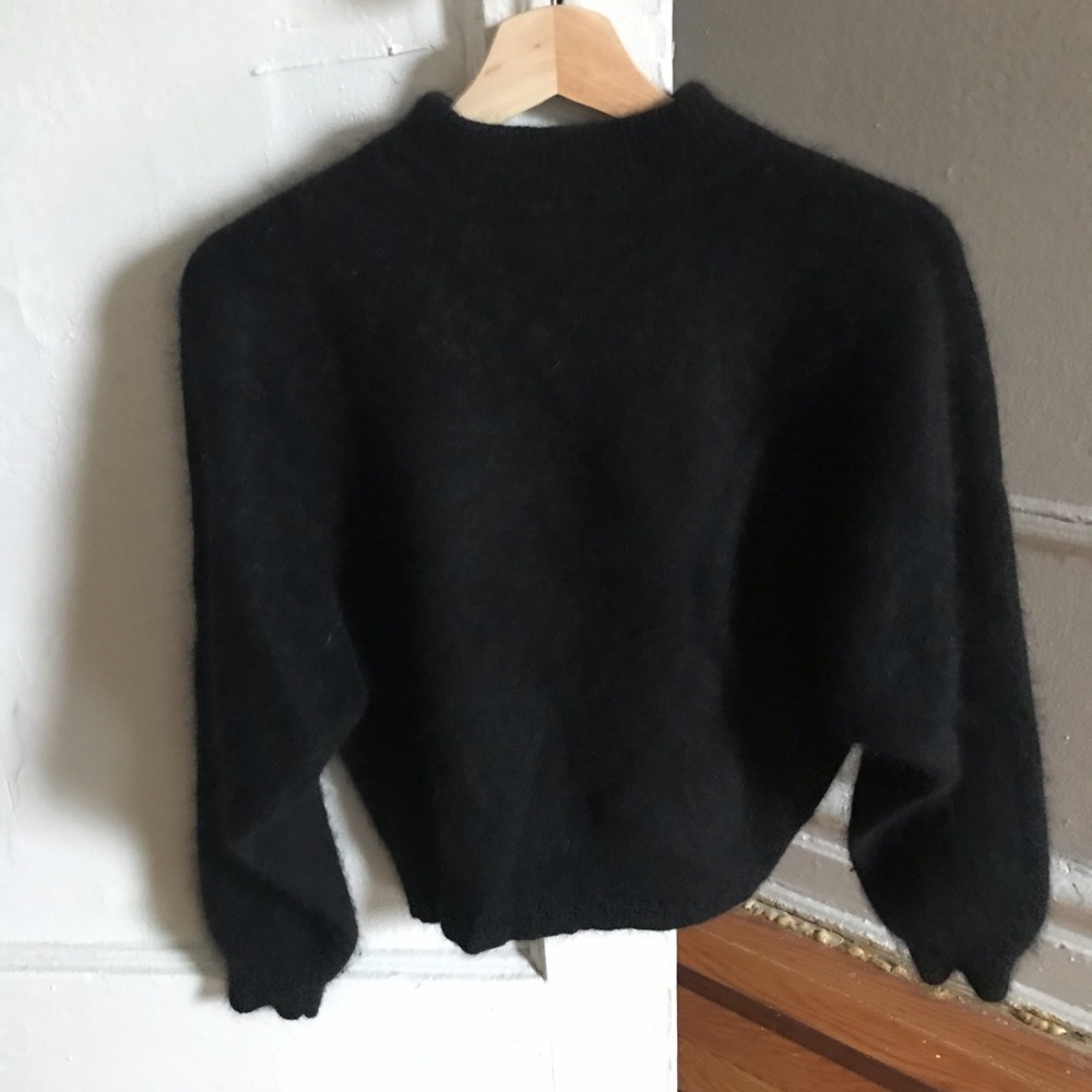 Vintage Cropped Dolman Sweater
